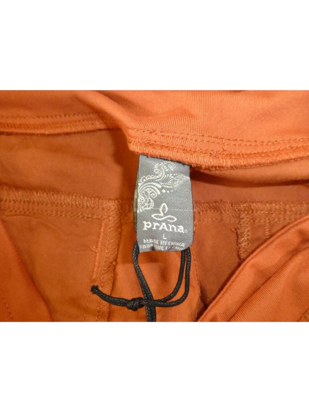 PrAna Womens Kanab Pant L Liqueur Stretch Canvas Jogger Hiking Climbing NWT Orga - Picture 4 of 16